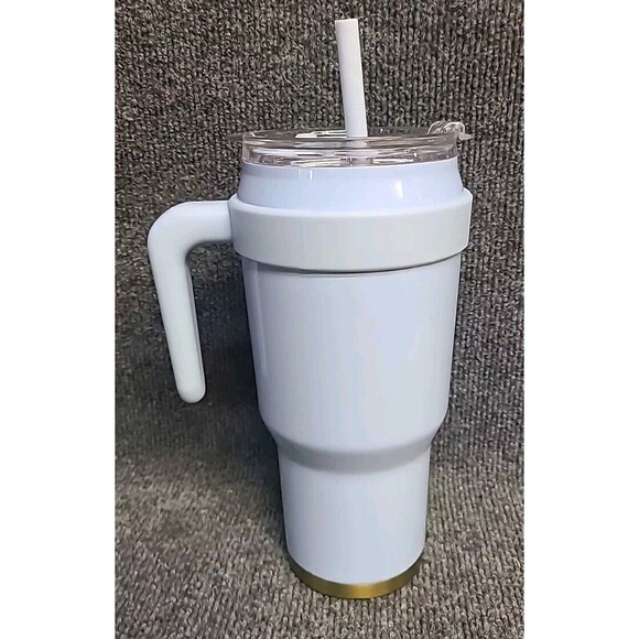 Reduce COLD 1 Mug Tumbler 40 Oz Stainless Steel Blue Dishwasher Safe - Picture 2 of 4